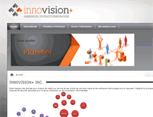 Tablet Screenshot of innovision.qc.ca